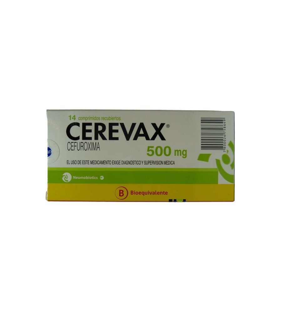 CEREVAX 500 MG X 14 COMPRIMIDOS RECUBIERTOS CEREVAX 500 MG X 14 COMPRIMIDOS RECUBIERTOS