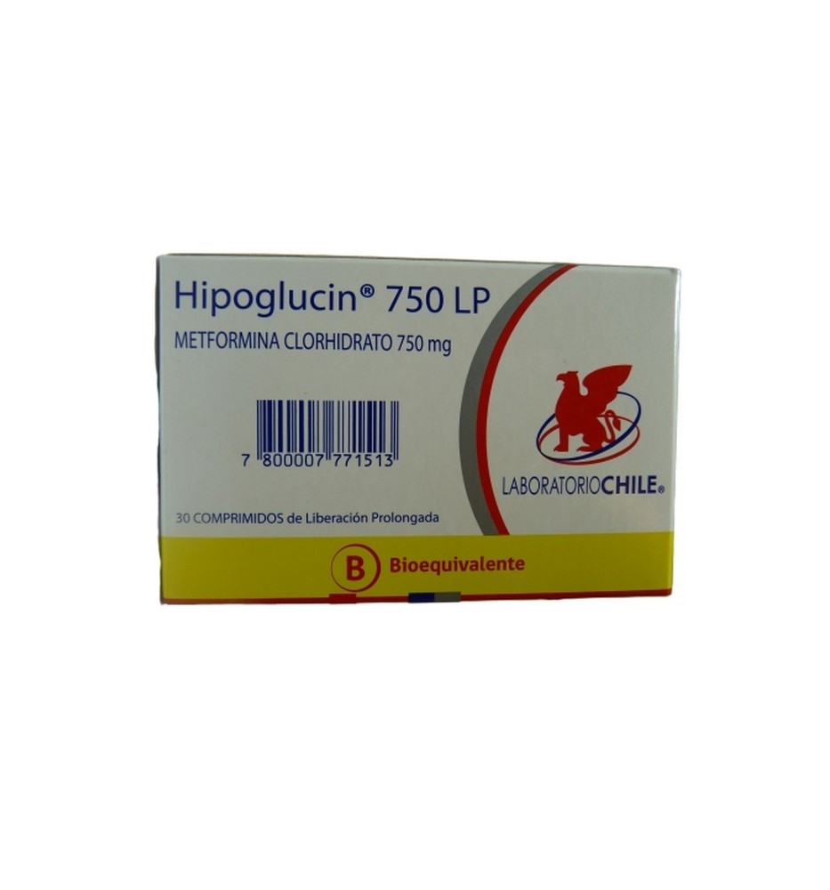 HIPOGLUCIN LP 750MG X30 COMPRIMIDOS