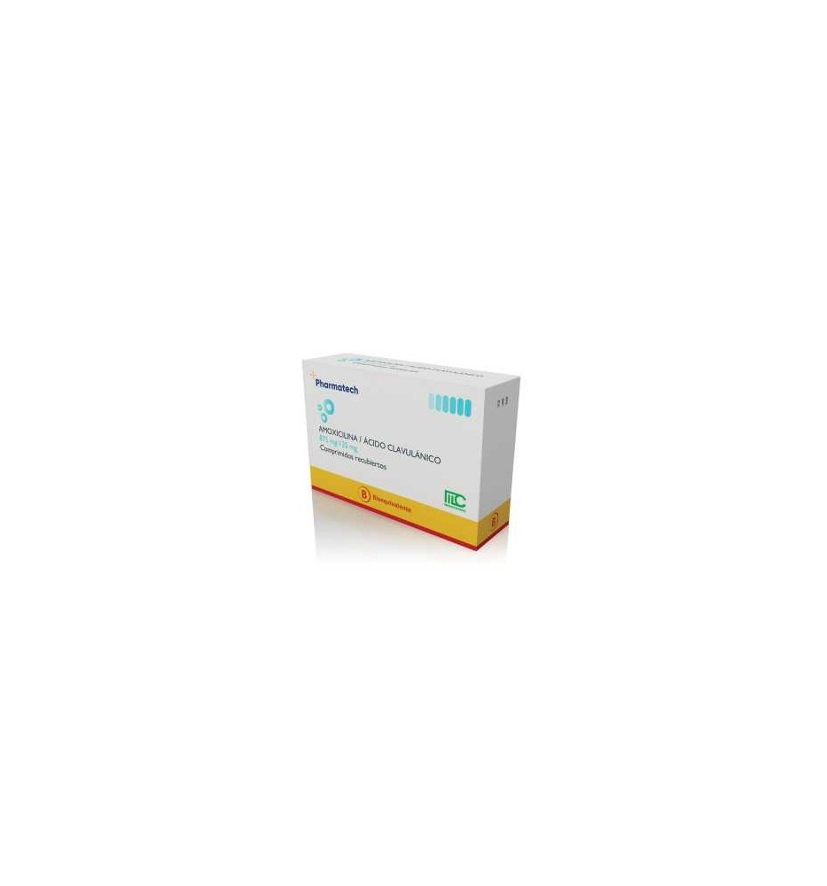 AMOXICILINA 875 MG / ACIDO CLAVULANICO 125 MG X 14 COMPRIMIDOS AMOXICILINA 875 MG / ACIDO CLAVULANICO 125 MG X 14 COMPRIMIDOS