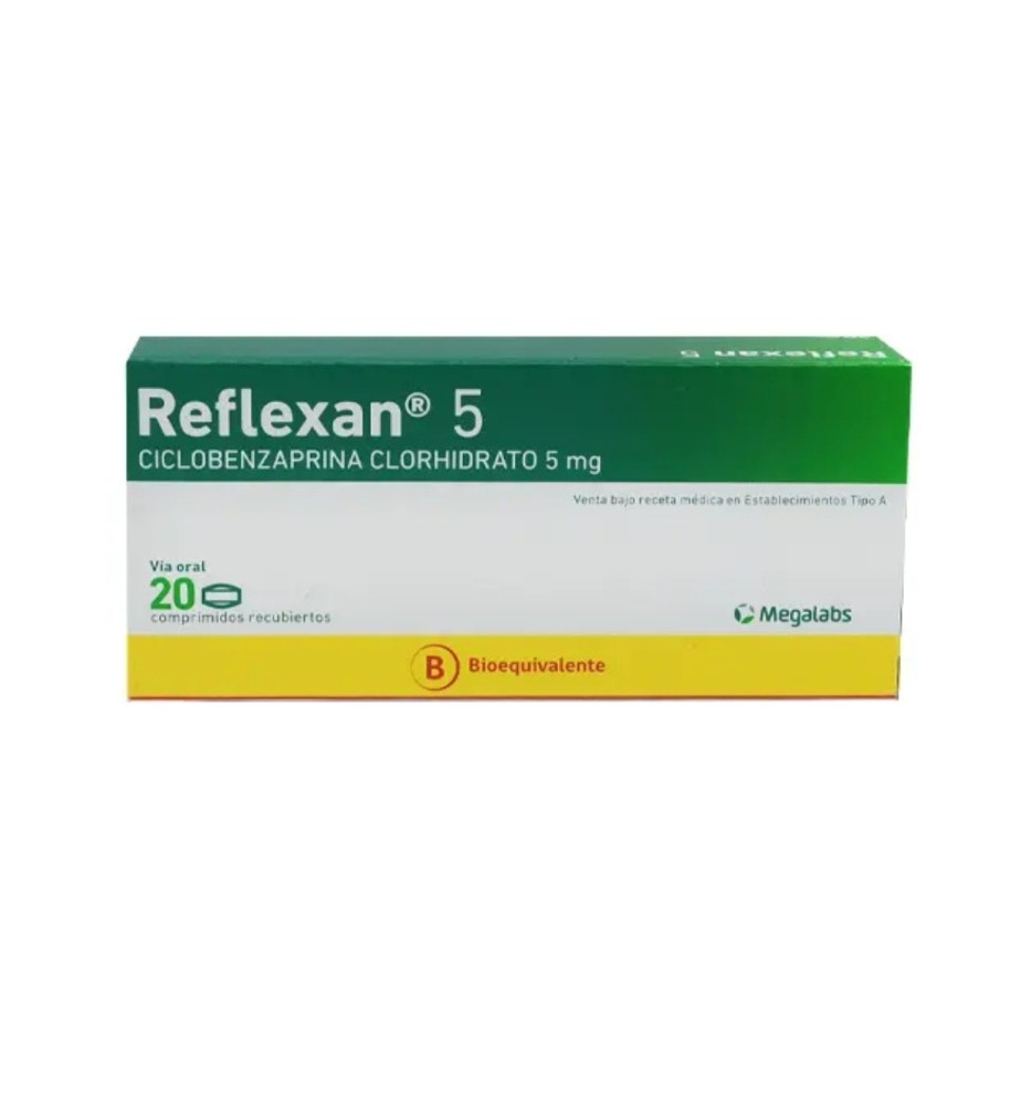 REFLEXAN 5 MG X20 COMPRIMIDOS RECUBIERTOS