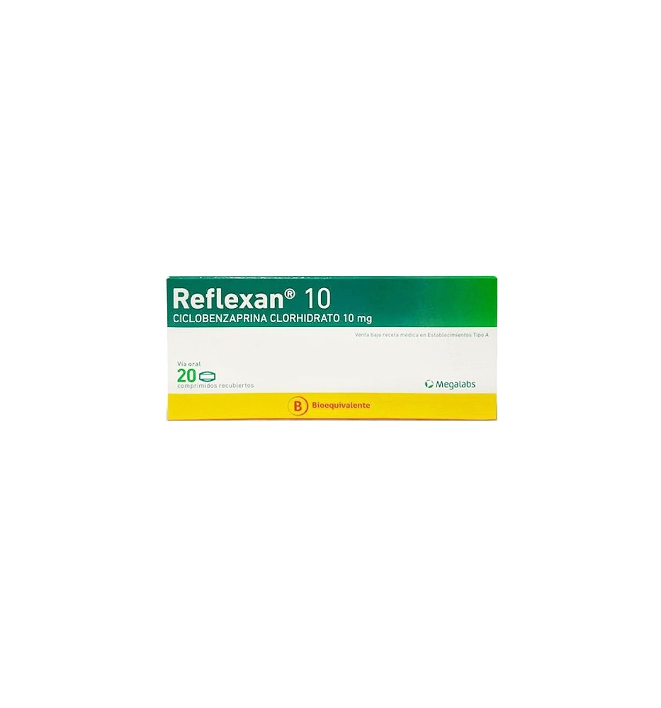 REFLEXAN 10 MG X20 COMPRIMIDOS RECUBIERTOS