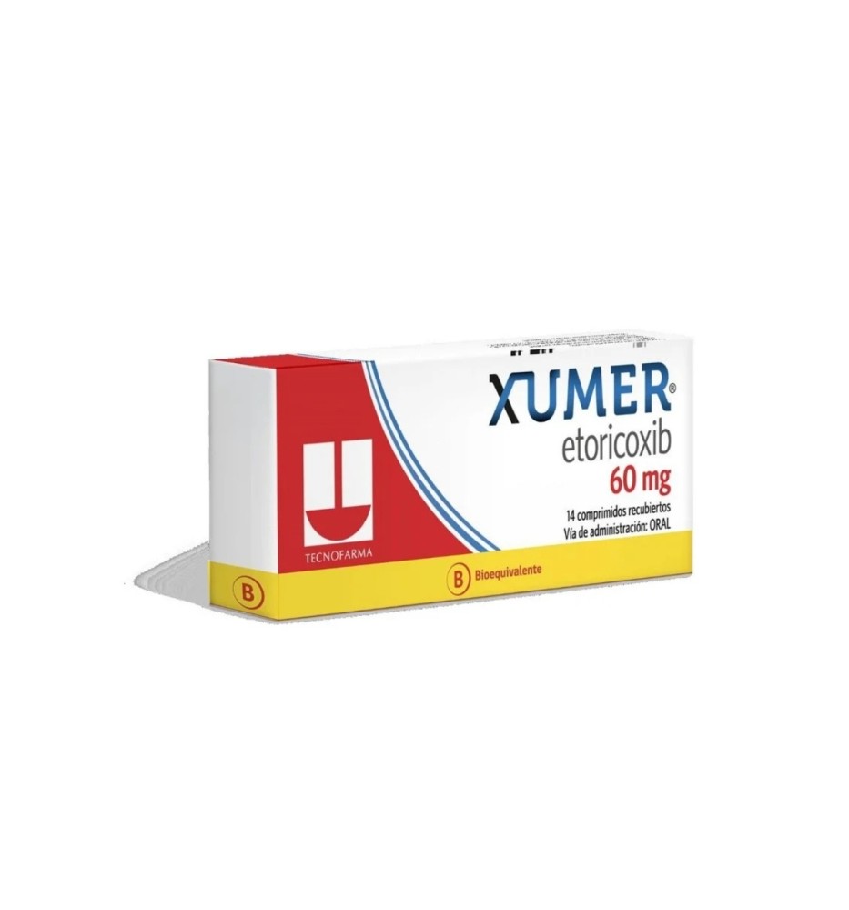 XUMER 60MG X14 COMPRIMIDOS RECUBIERTOS XUMER 60MG X14 COMPRIMIDOS RECUBIERTOS