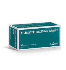 ATORVASTATINA 20 MG X 30 COMPRIMIDOS