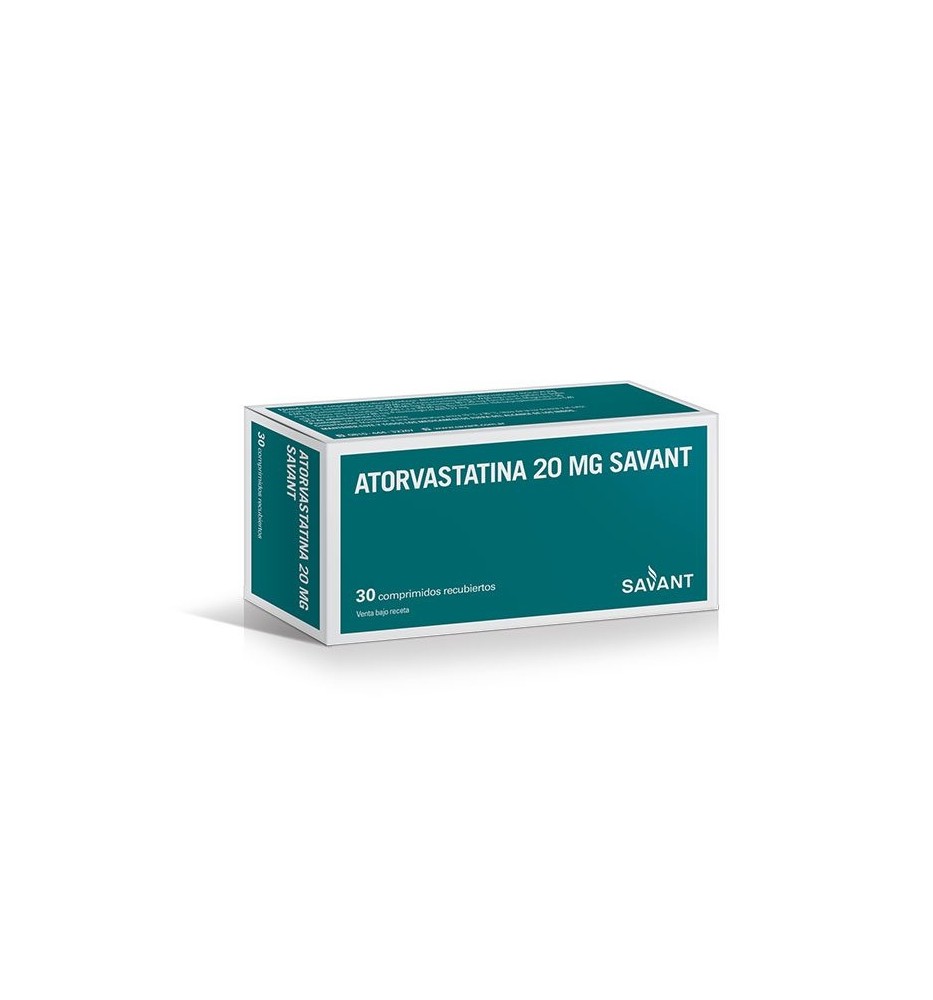 ATORVASTATINA 20 MG X 30 COMPRIMIDOS ATORVASTATINA 20 MG X 30 COMPRIMIDOS