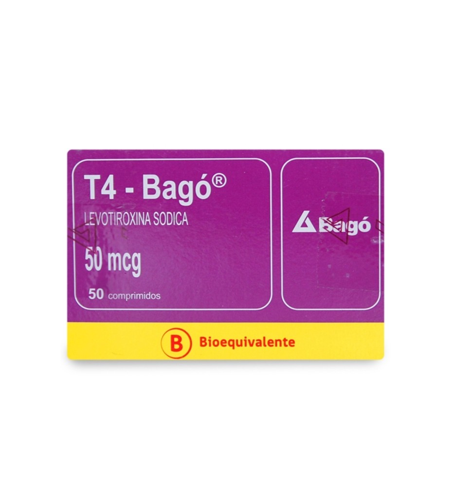 T4-BAGO 50 MCG X50 COMPRIMIDOS