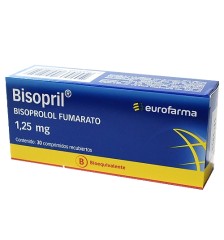BISOPRIL 1,25 MG X 30 COMPRIMIDOS RECUBIERTOS