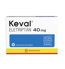 KEVAL 40MG X6 COMPRIMIDOS RECUBIERTOS
