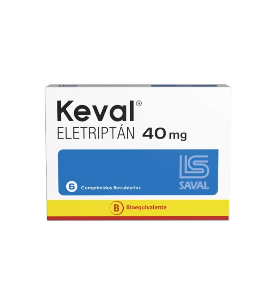 KEVAL 40MG X6 COMPRIMIDOS RECUBIERTOS