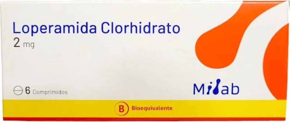 LOPERAMIDA 2 MG X6 COMPRIMIDOS