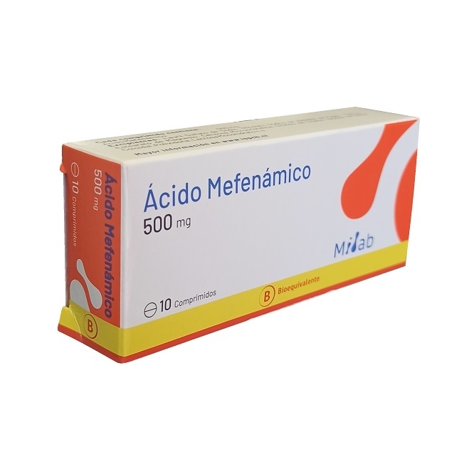 ACIDO MEFENAMICO 500 MG X 10 COMPRIMIDOS 