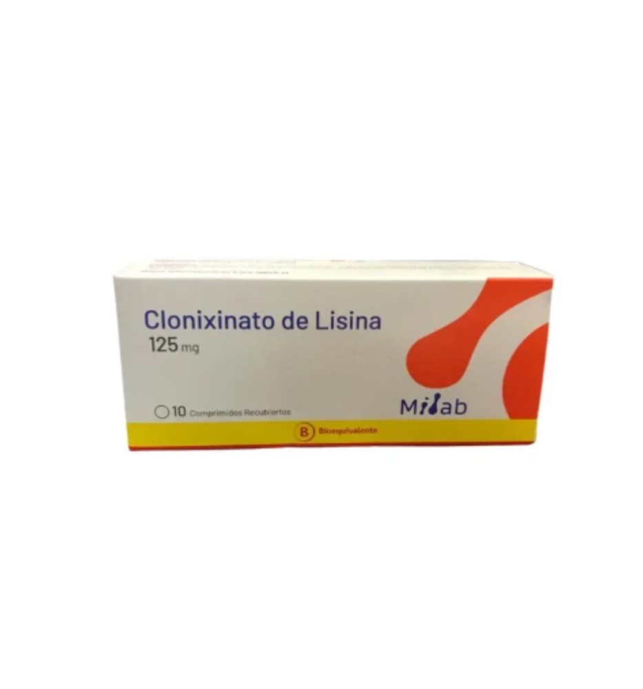 CLONIX INATO LISINA 125MG X10 COMPRIMIDOS CLONIX INATO LISINA 125MG X10 COMPRIMIDOS