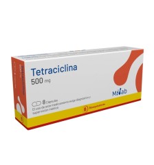 TETRACICLINA 500MG X8 CAPSULAS