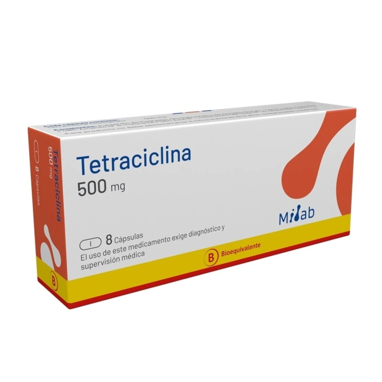 TETRACICLINA 500 MG X8 CAPSULAS