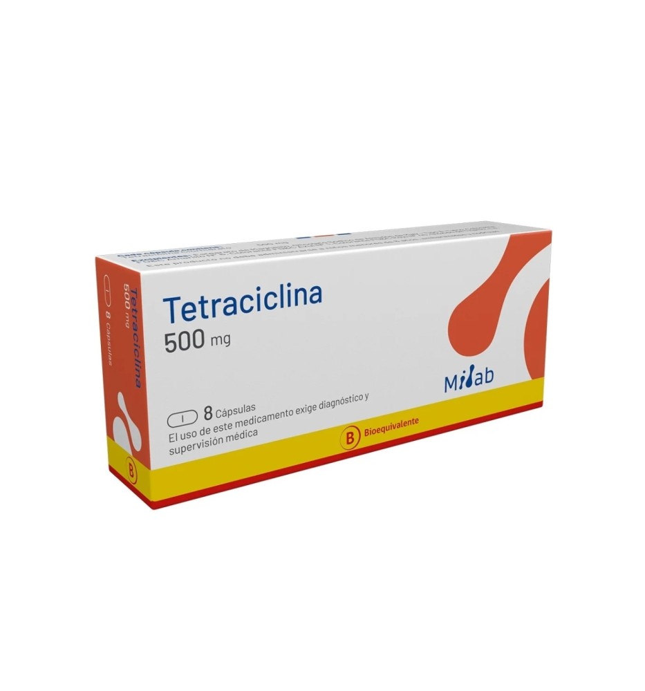 TETRACICLINA 500MG X8 CAPSULAS TETRACICLINA 500MG X8 CAPSULAS