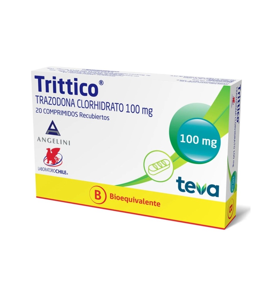 TRITTICO 100MG X20 COMPRIMIDOS