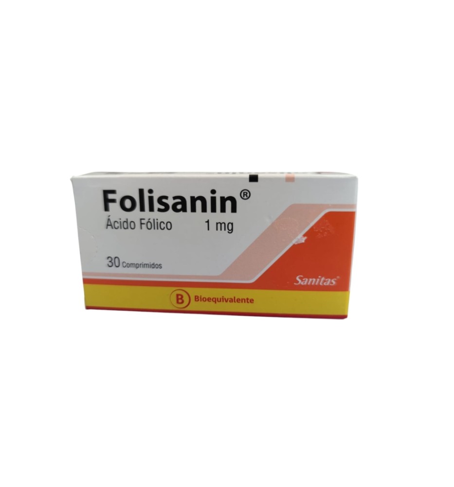 FOLISANIN 1MG X30 COMPRIMIDOS