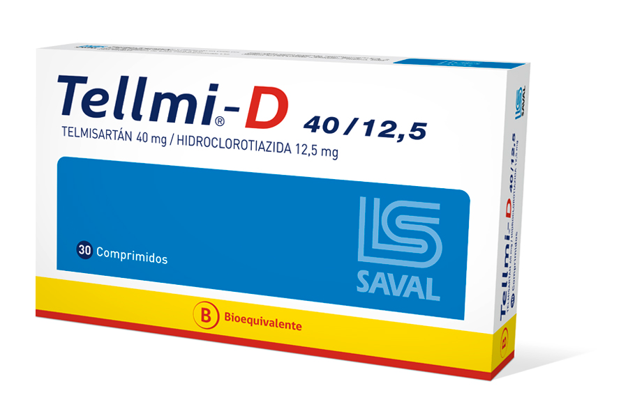 TELLMI-D 40/12.5 MG X28 COMPRIMIDOS