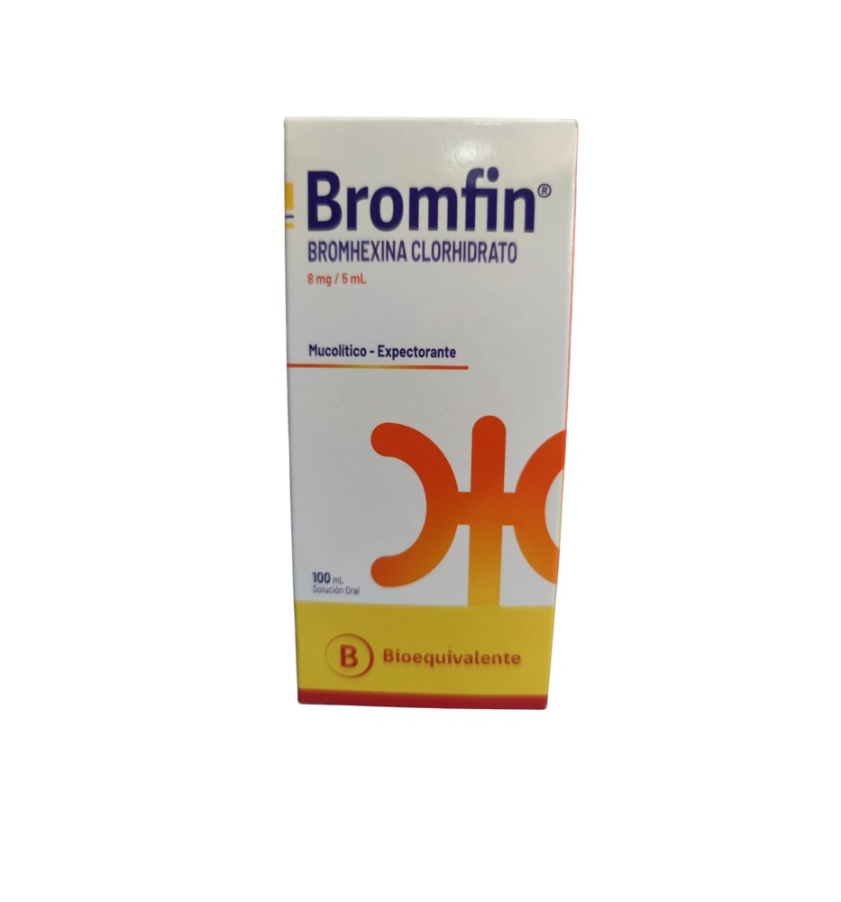BROMFIN ADULTO 8MG JARABE 100ML X100