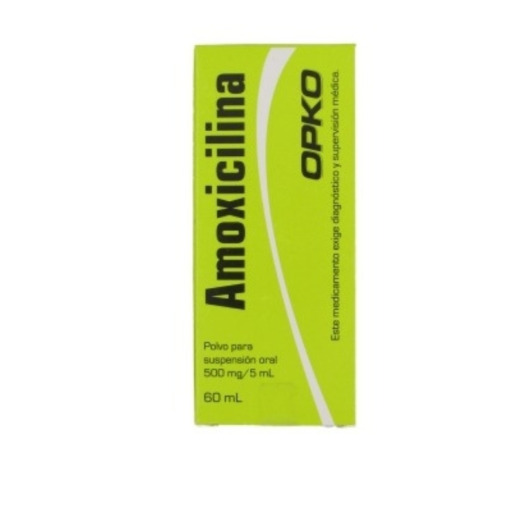 AMOXICILINA 500 MG / 5 ML X 60 ML SUSPENSION ORAL