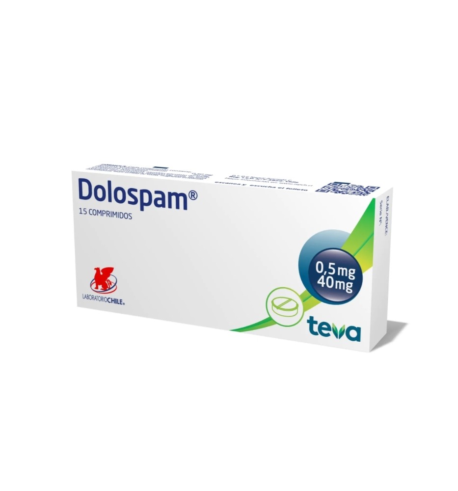 DOLOSPAM 15 COMPRIMIDOS X15 DOLOSPAM 15 COMPRIMIDOS X15