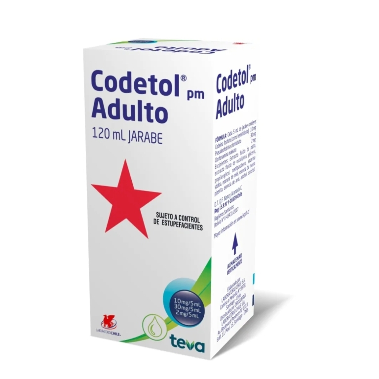 CODETOL PM ADULTO X 120 ML JARABE