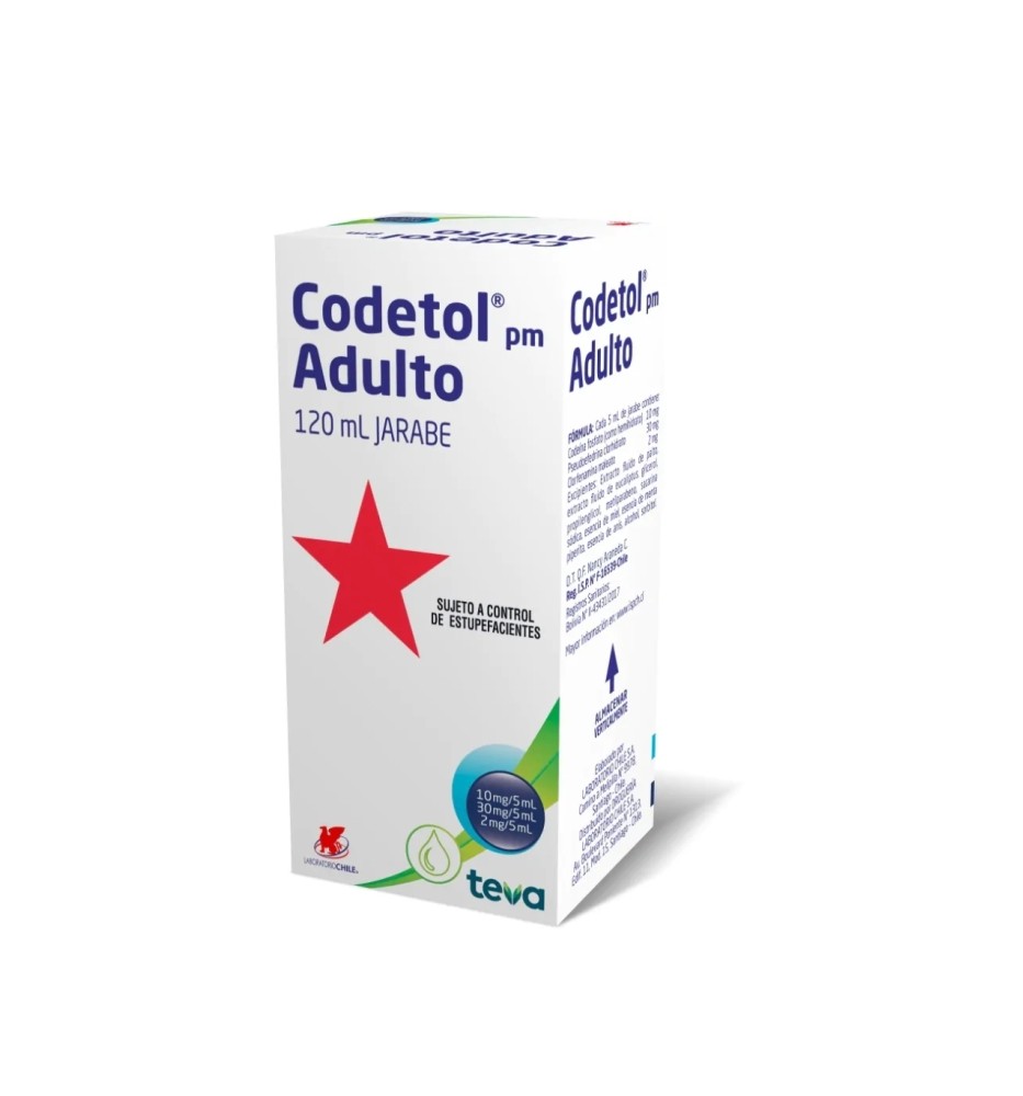 CODETOL PM ADULTO JARABE X120 CODETOL PM ADULTO JARABE X120