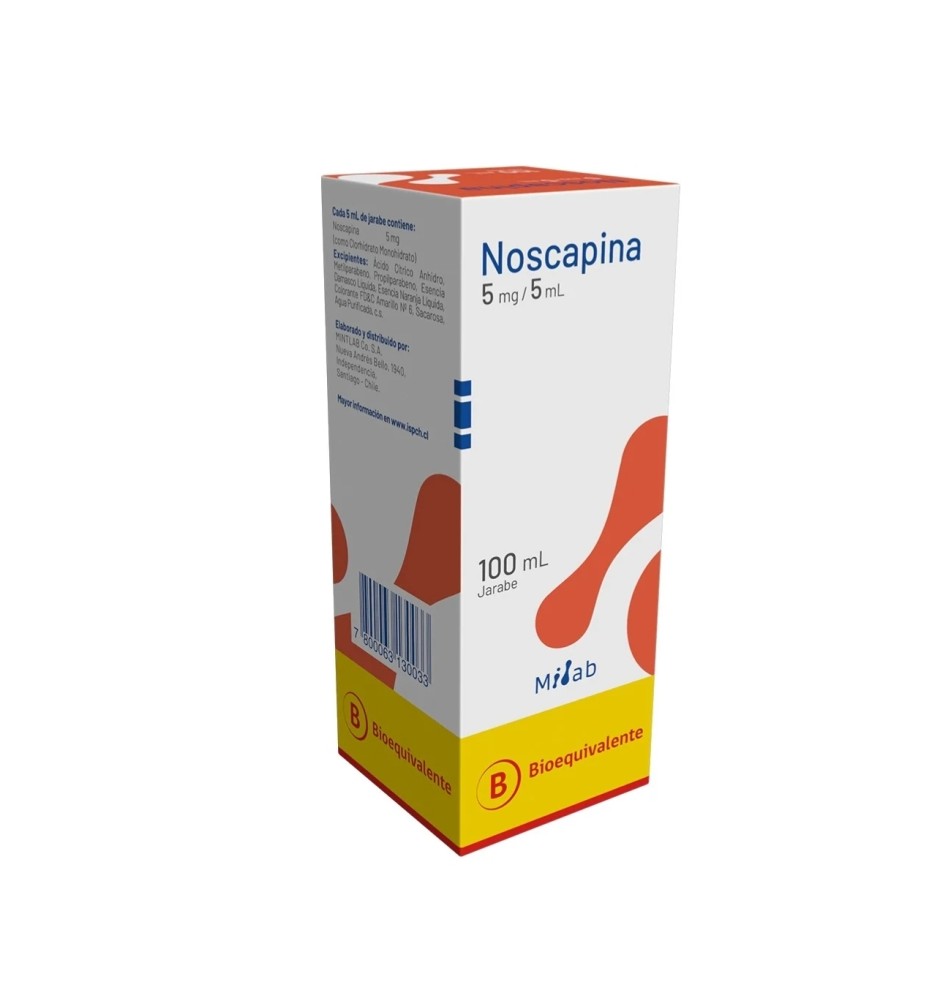 NOSCAPINA 5MG/5ML X100 JARABE NOSCAPINA 5MG/5ML X100 JARABE