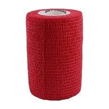 VENDA AUTOADHESIVA ROJO 7.5cmX4.5M