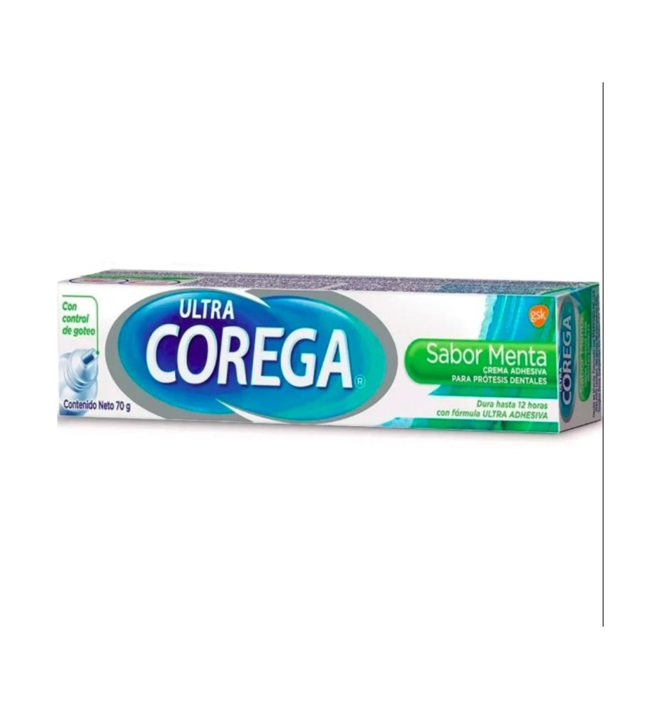 COREGA ULTRA CREMA ADHESIVA MENTA 70 G COREGA ULTRA CREMA ADHESIVA MENTA 70 G