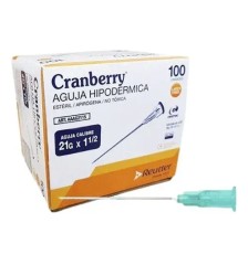 AGUJA HIPODERMICA 21G X1