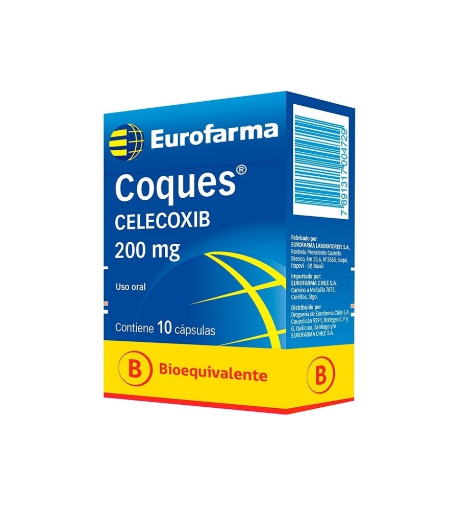 COQUES 200MG X10 CAPSULAS COQUES 200MG X10 CAPSULAS