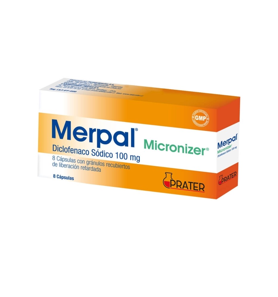 MERPAL 100MG X8 CAPSULAS MERPAL 100MG X8 CAPSULAS