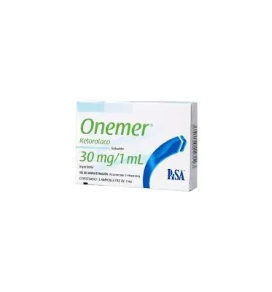 ONEMER 30MG X3 AMPOLLAS ONEMER 30MG X3 AMPOLLAS
