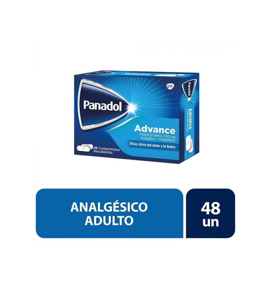 PANADOL ADVANCE 500MG X48 COMPRIMIDOS PANADOL ADVANCE 500MG X48 COMPRIMIDOS