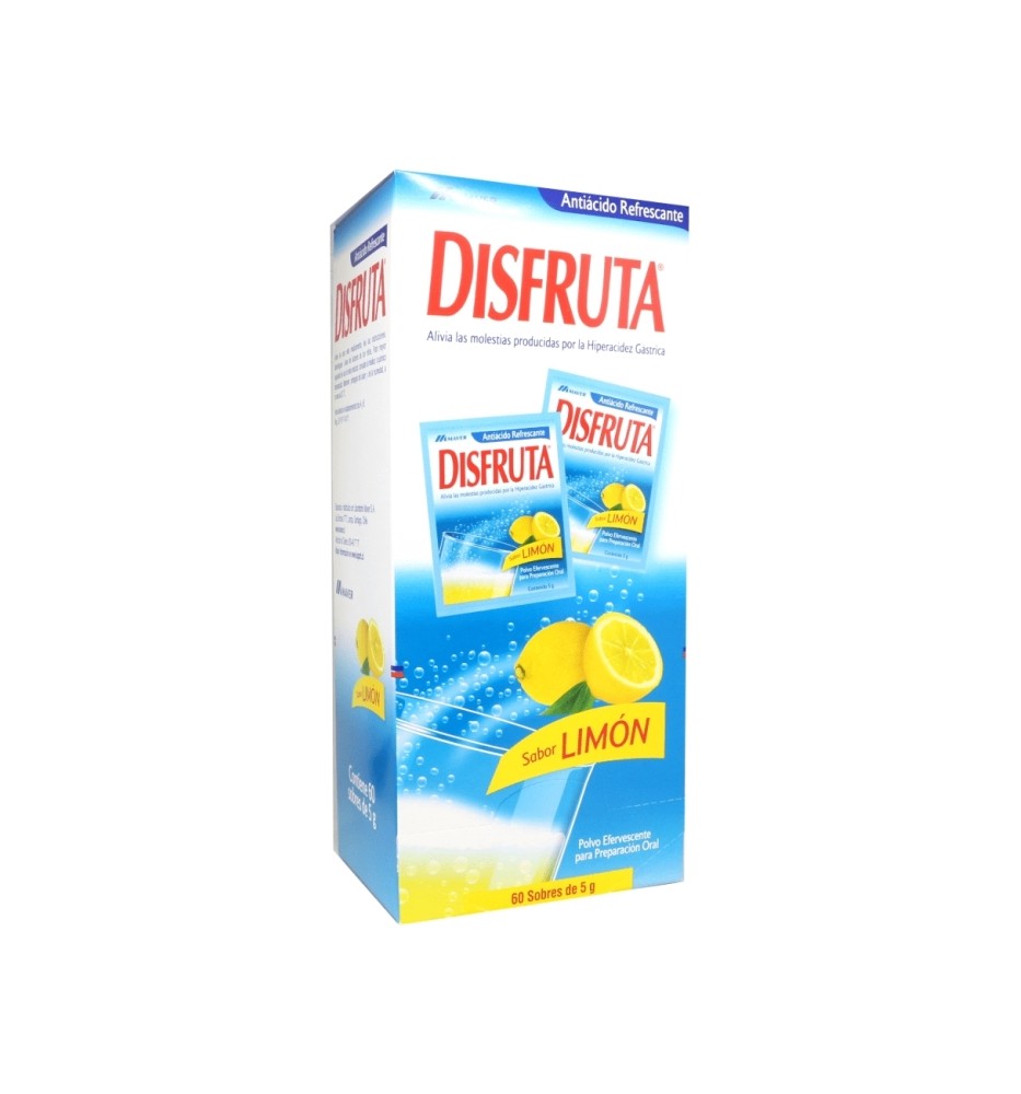 DISFRUTA LIMON 5G X60 SOBRES DISFRUTA LIMON 5G X60 SOBRES