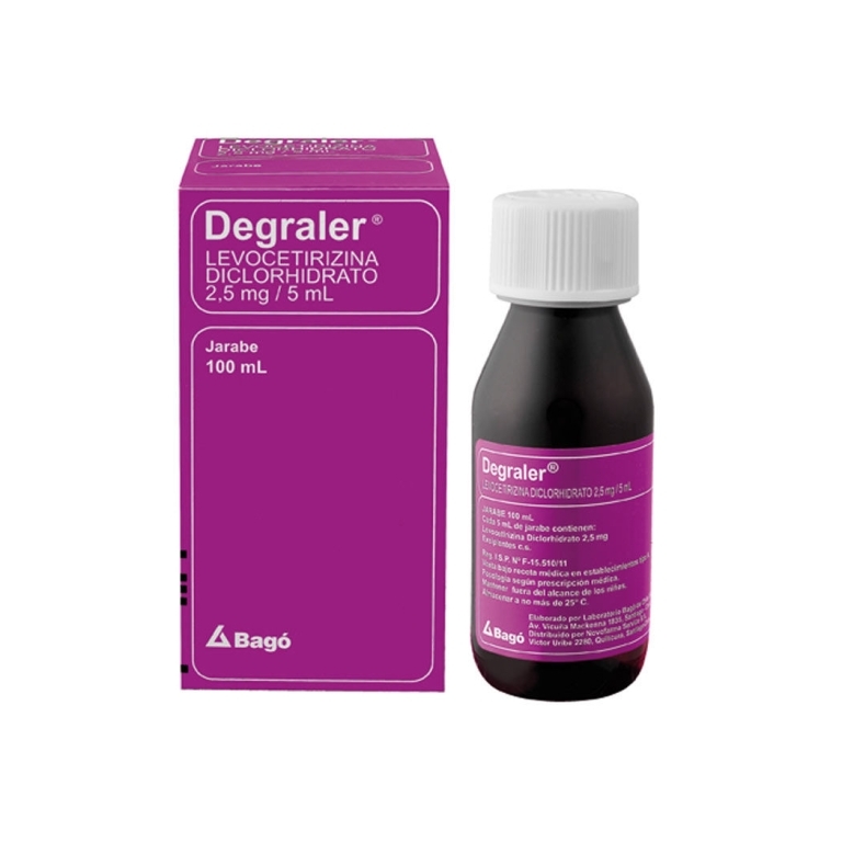 DEGRALER JARABE 2,5mg/5ml X100ML