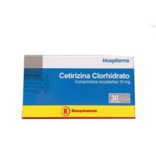 CETIRIZINA 10 MG X30 COMPRIMIDOS RECUBIERTOS