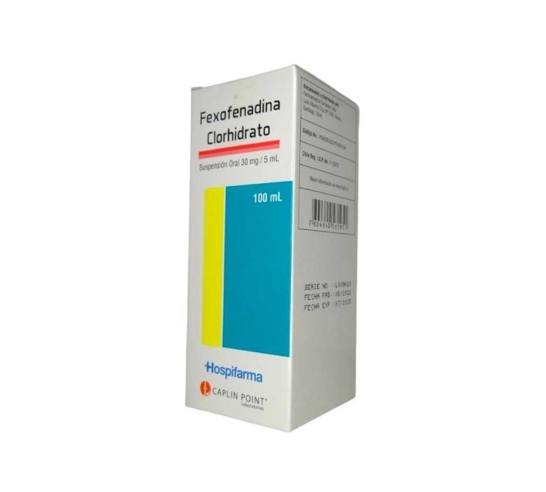 FEXOFENADINA SUS 30MG/5ML X 100 ML