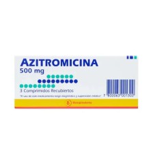 AZITROMICINA 500MG X3 COMPRIMIDOS