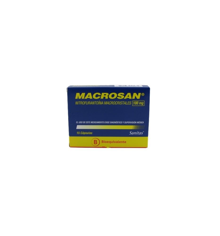 MACROSAN 100 MG X15 CAPSULAS