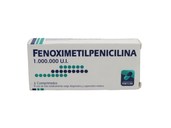 FENOXIMETILPENCILINA 1.000.000 U.I X 6 COMP
