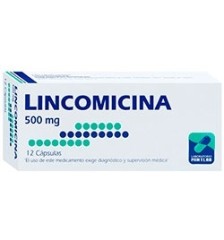 LINCOMICINA 500MG X12 CAPSULAS