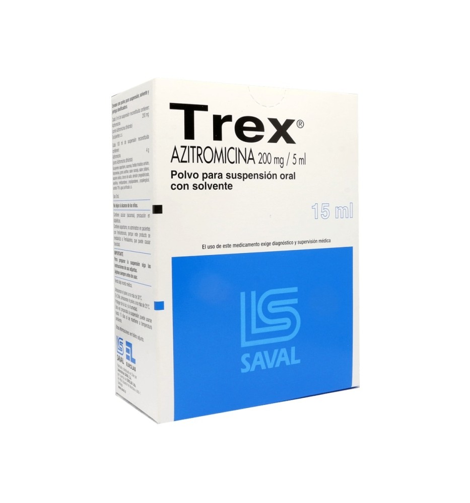 TREX SUSPENSION 200MG 5ML X15 TREX SUSPENSION 200MG 5ML X15