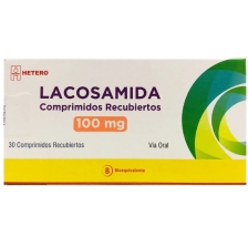 LACOSAMIDA 100 MG X 30 COM REC