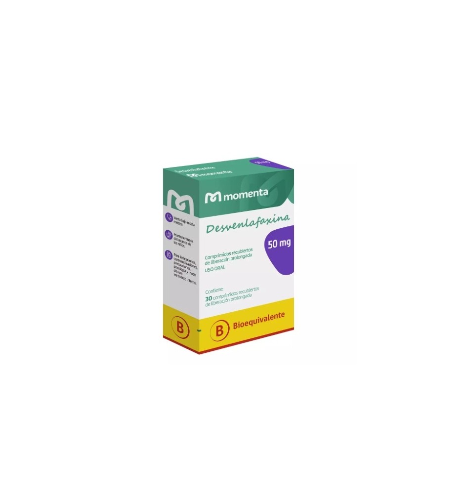 DESVENLAFAXINA 50MG X30 COMPRIMIDOS RECUBIERTOS