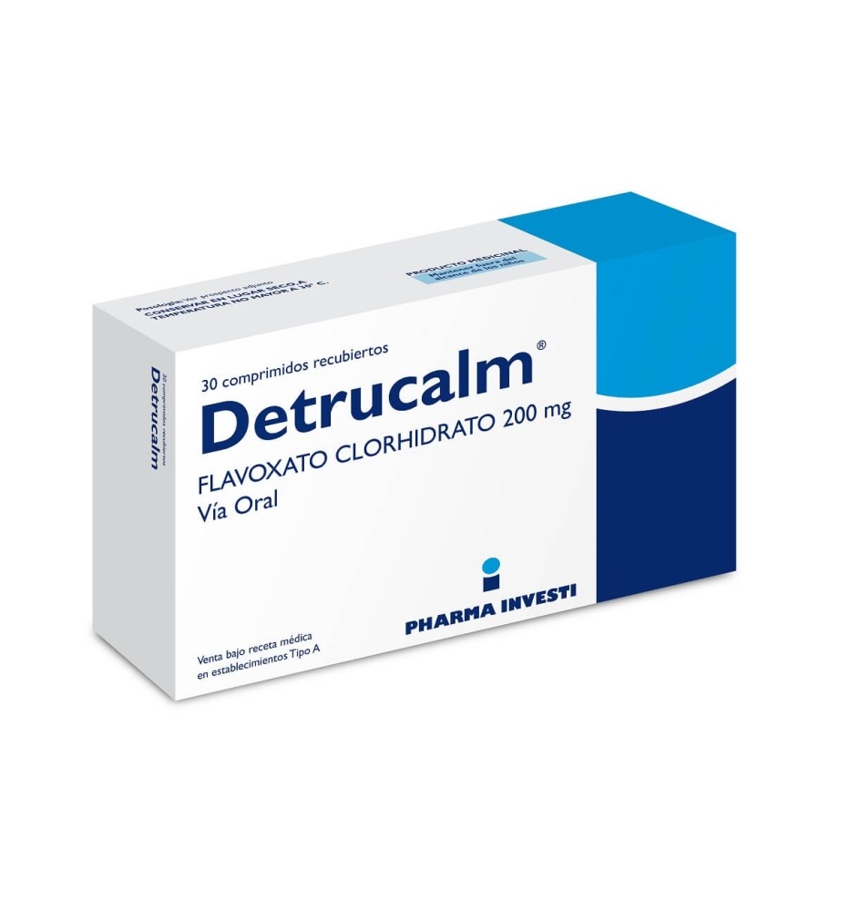 DETRUCALM 200 MG X 30 COM REC