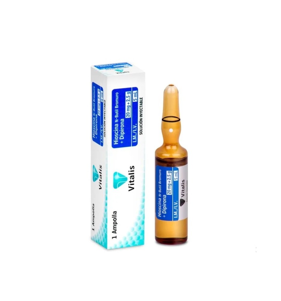 BUTILBROMURO METAMIZOL X1 AMPOLLA