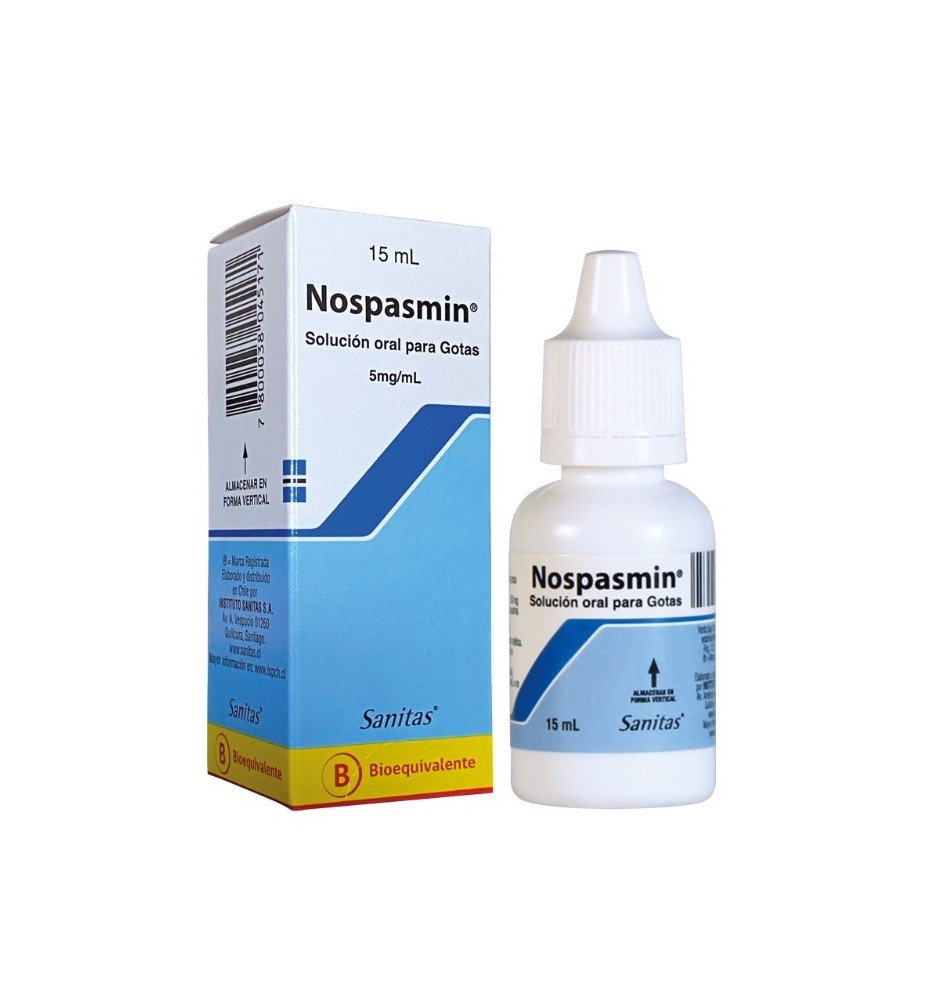 NOSPASMIN 5MG GOTAS X15