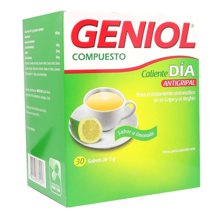 GENIOL CALIENTE DIA X 30SOB