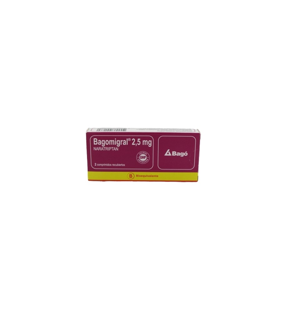 BAGOMIGRAL 2.5MG X2 COMPRIMIDOS BAGOMIGRAL 2.5MG X2 COMPRIMIDOS